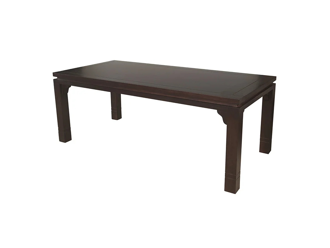 MESA COMEDOR ARTHOME LUCIANA RECTANGULAR 92 X 200 CM MADERA CHOCOLATE 2