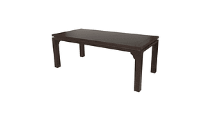 MESA COMEDOR ARTHOME LUCIANA RECTANGULAR 92 X 200 CM MADERA CHOCOLATE