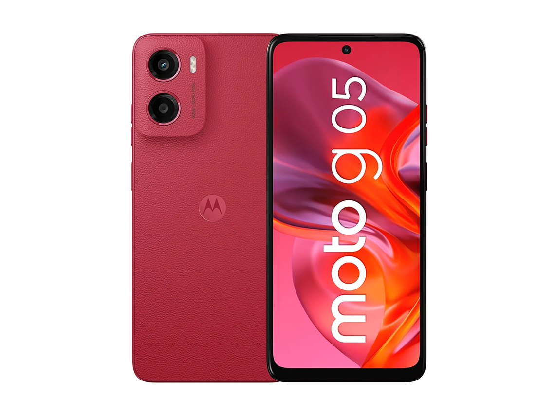 CELULAR MOTO G05 4GB 64GB ANDROID 15 6.7' EN COLOR ROJO 5