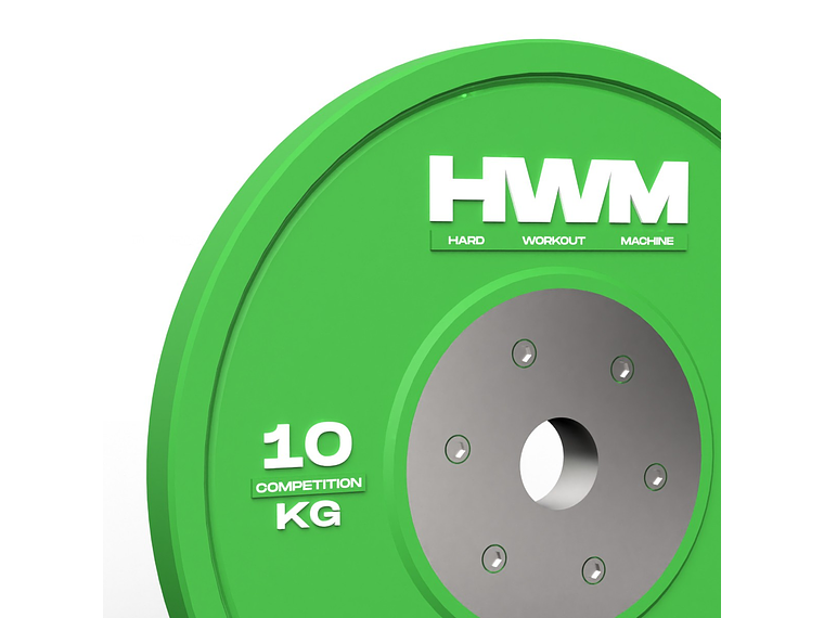 Par Bumper Plates Competición 10kg | HWM® 2