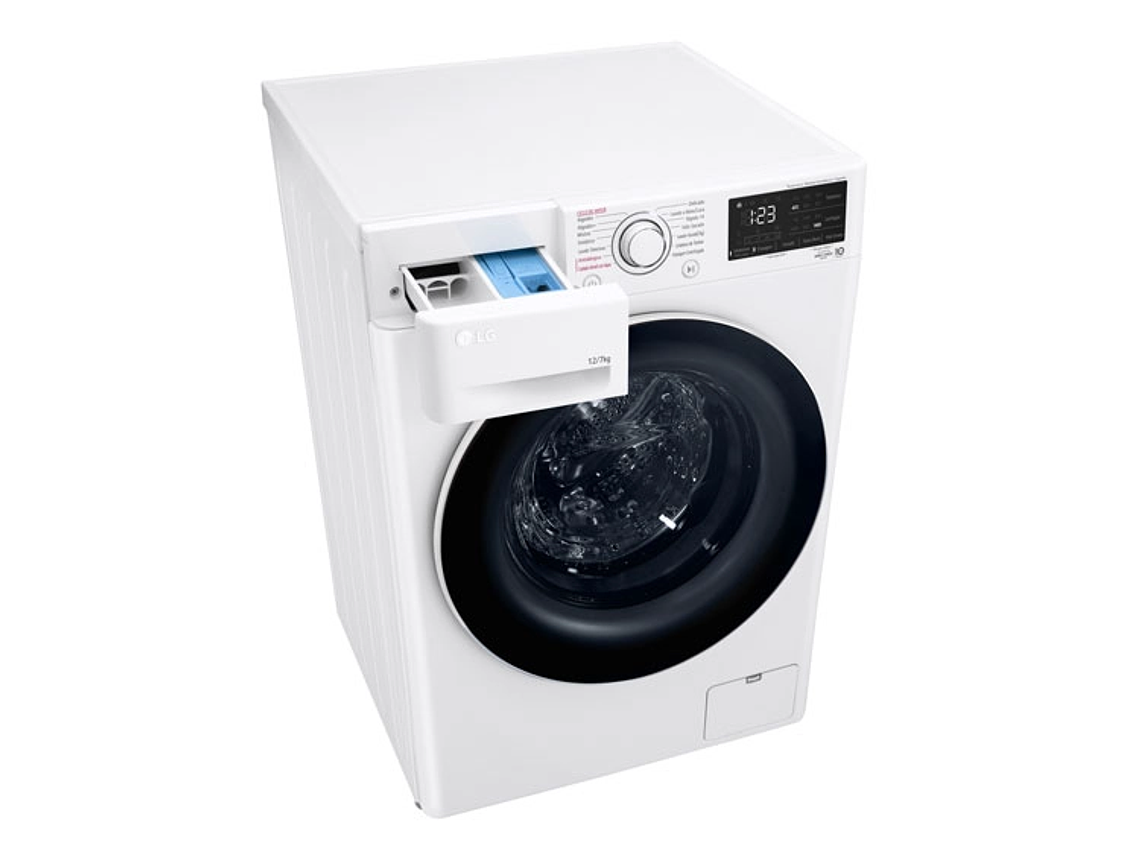 LAVADORA SECADORA LG WD12WVC5S6 12KG/7KG BLANCO 1