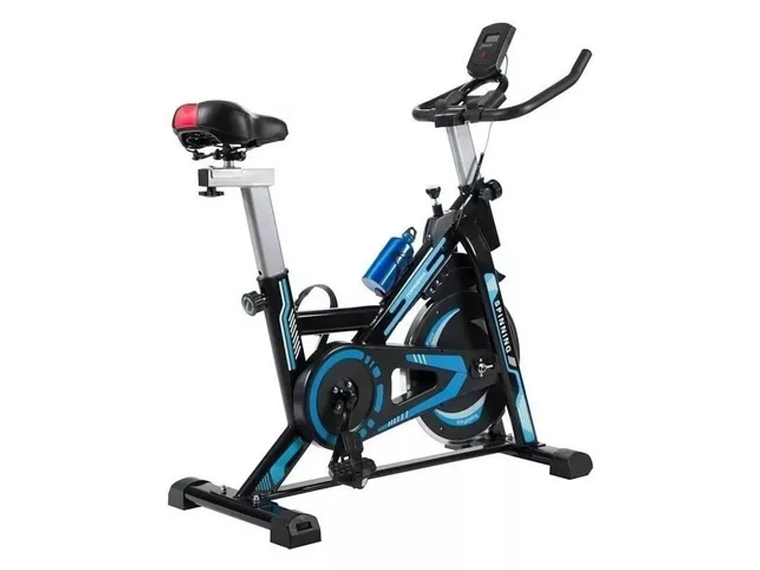 BICICLETA ESTÁTICA IMPORTCLICK DEP.106 SPINNING PROFESIONAL AZUL 1