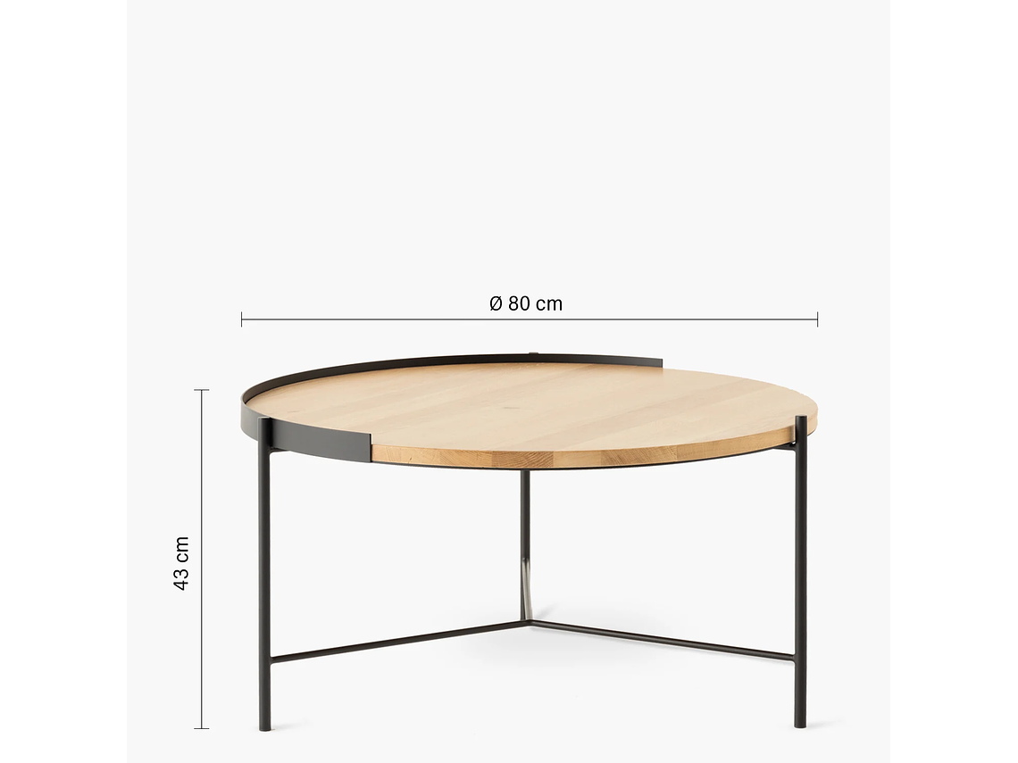 MESA DE CENTRO FORM DESIGN TRANTOR 80 NATURA/NEGRO MADERA 3