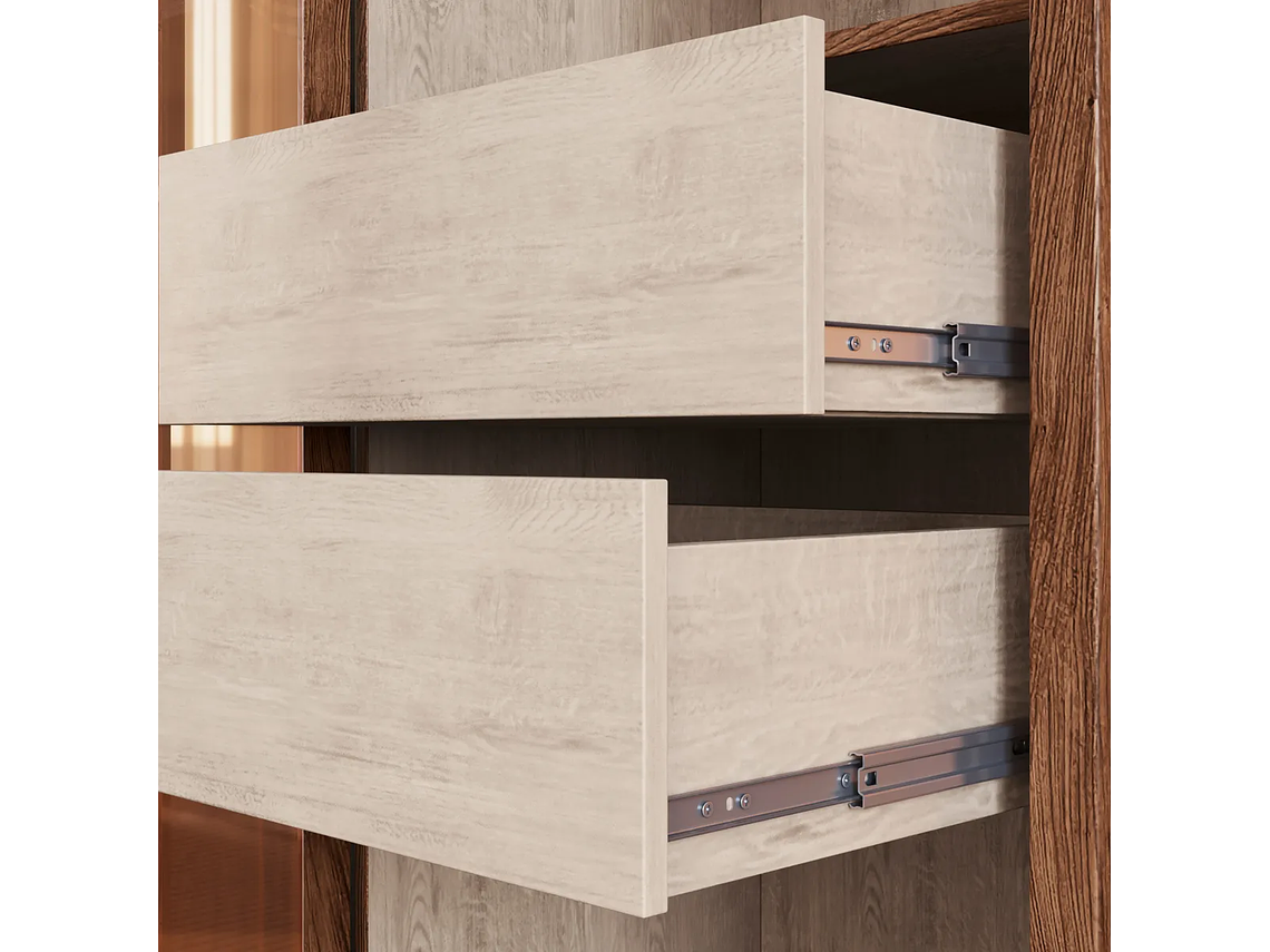 CLÓSET EXIT CASTAÑO NEW YORK 6 PUERTAS 2 CAJONES NEGRO 2