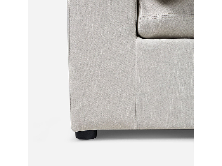 SOFÁ ROSEN 5 CUERPOS BEIGE SECCIONAL ZAGREB IZQUIERDO TELA 7