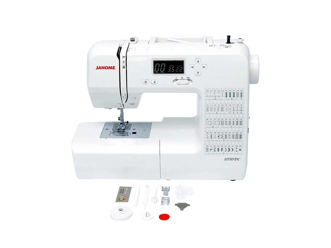 PACK JANOME MAQUINA DE COSER 1050DC + MAQUINA OVERLOCK 8002D 6