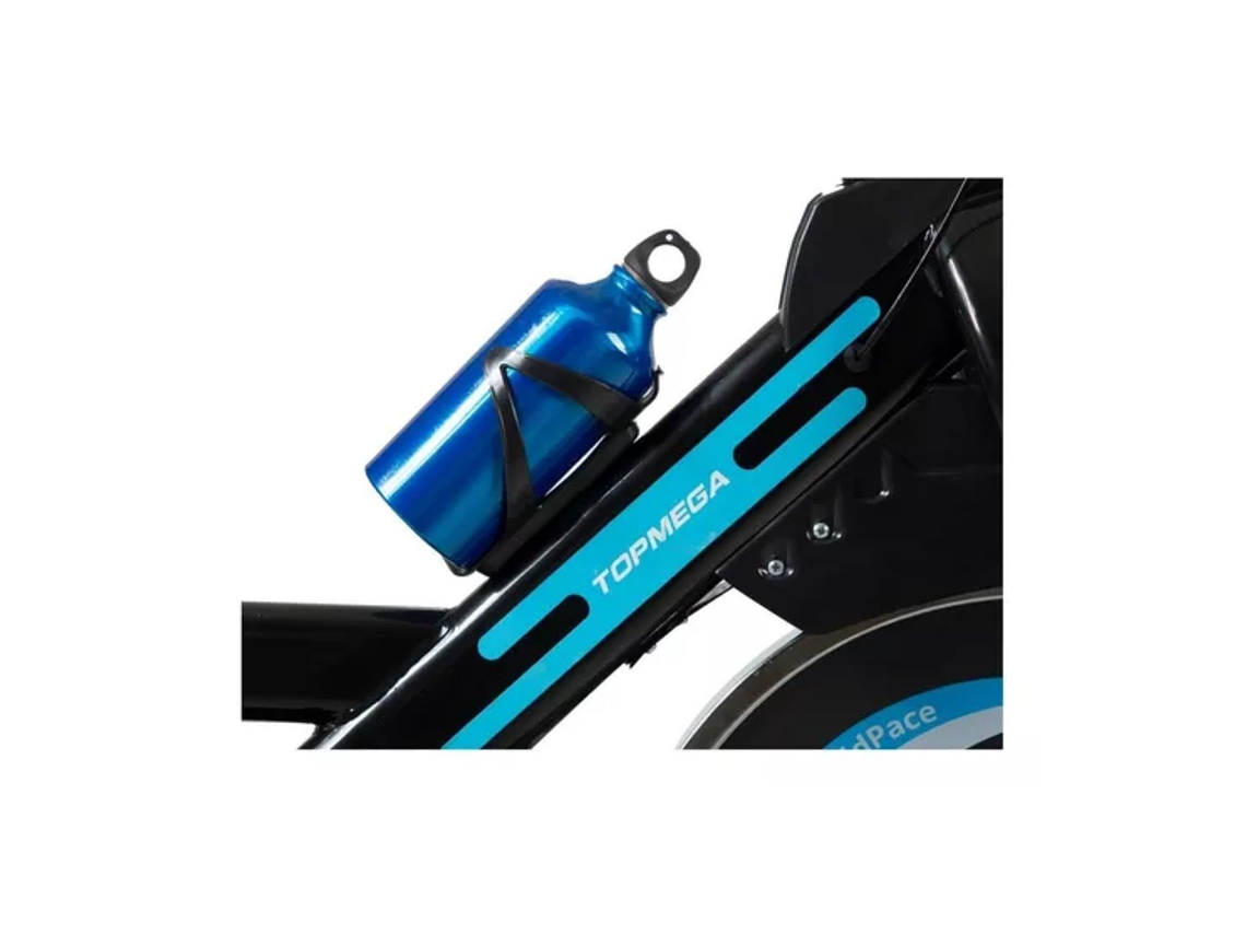 BICICLETA ESTÁTICA IMPORTCLICK DEP.106 SPINNING PROFESIONAL AZUL 4