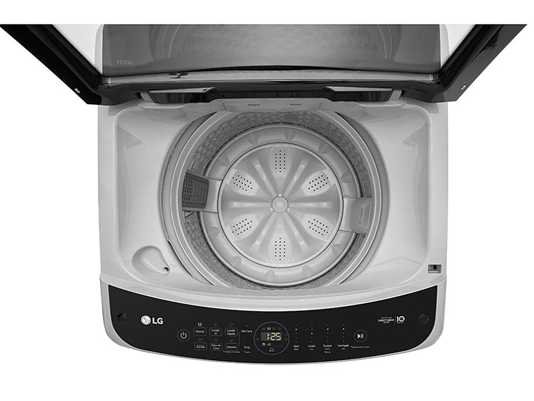 LAVADORA CARGA SUPERIOR LG WT19DV6 19KG PLATA 9
