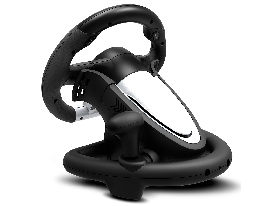 KIT VOLANTE CON PEDALES KROM K-WHEEL PREMIUM PS4 XBOX ONE PC 5