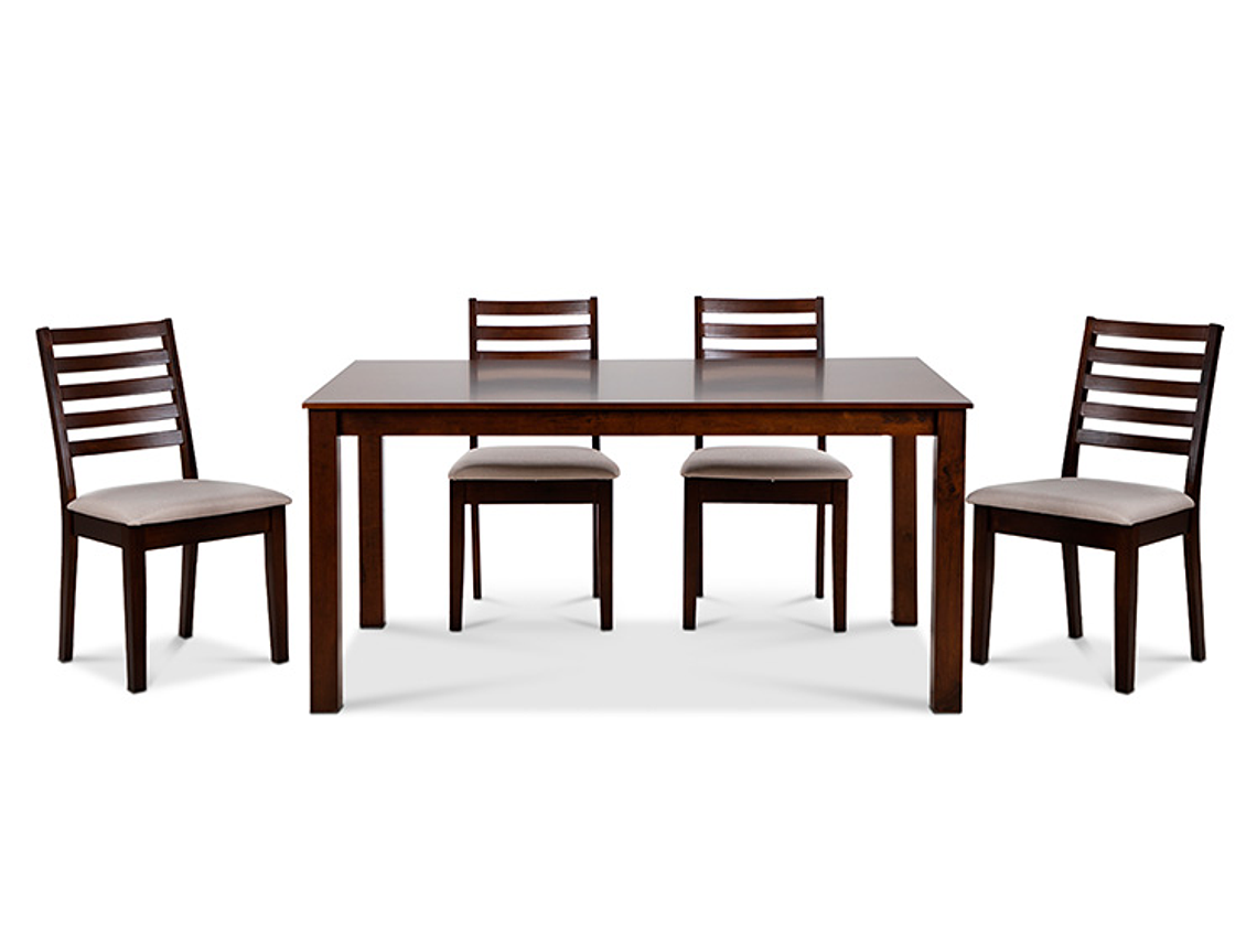 JUEGO DE COMEDOR CIC HELENA 6 SILLAS BEIGE 6