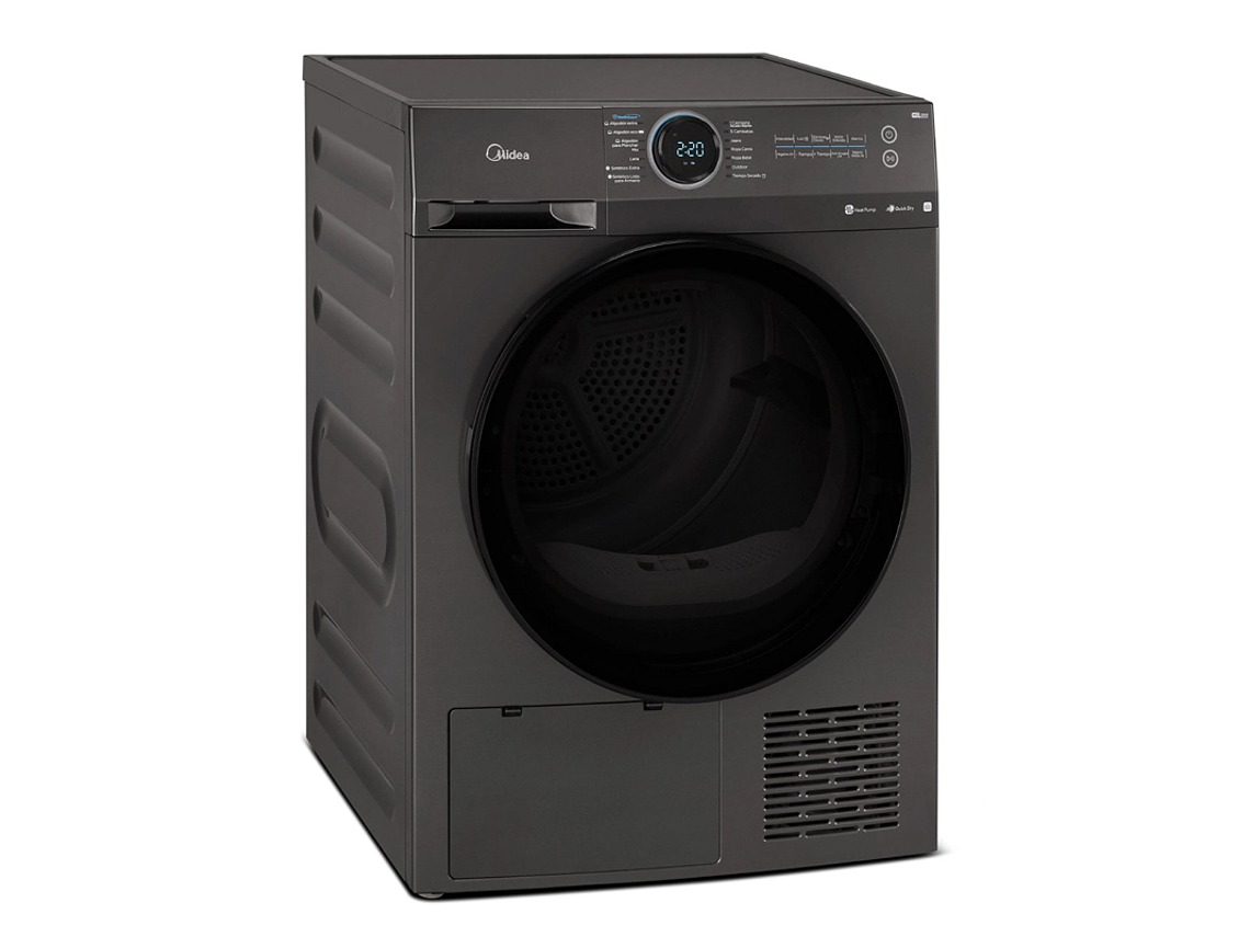 SECADORA DE ROPA BOMBA DE CALOR MIDEA MD200H120 12KG TITANIO 1