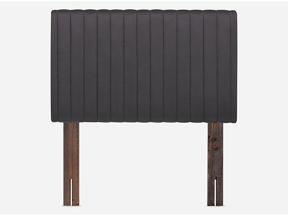 JUEGO DE DORMITORIO ROSEN CAMA EUROPEA NEW STYLE 4 PLUS 1.5 PLAZAS + RESPALDO LUCIO GRAFITO 3