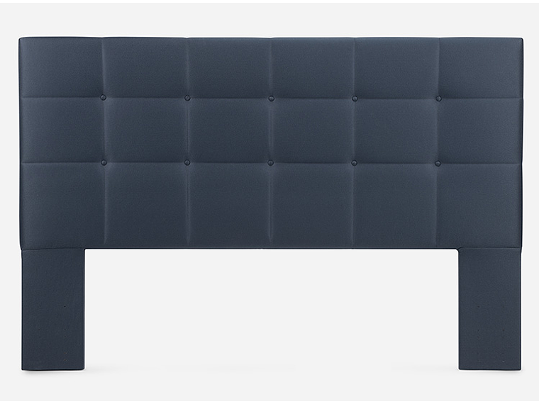 JUEGO DE DORMITORIO ROSEN CAMA EUROPEA AUTONOMY SKY KING AZUL + RESPALDO ISSEY 3