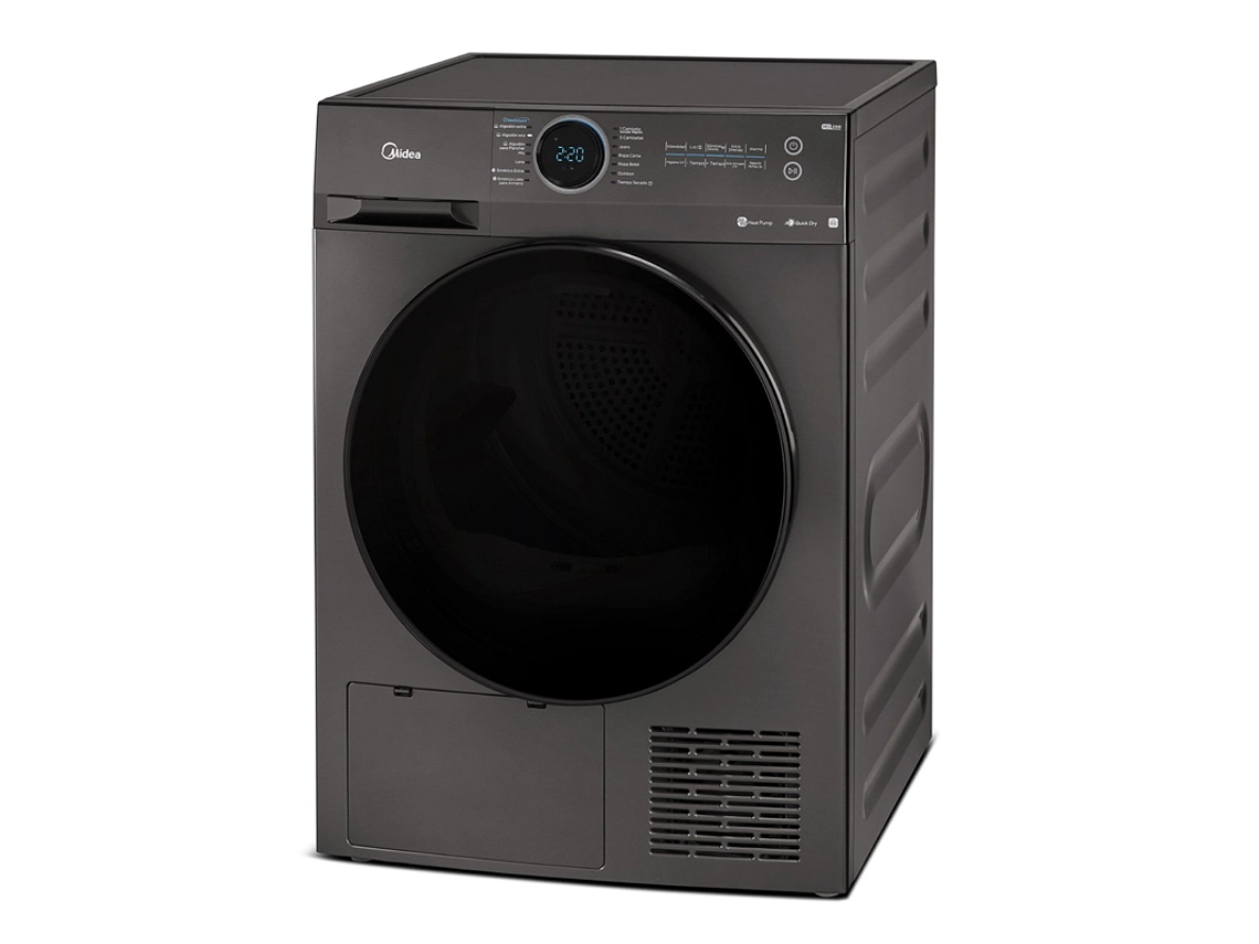 SECADORA DE ROPA BOMBA DE CALOR MIDEA MD200H120 12KG TITANIO 4