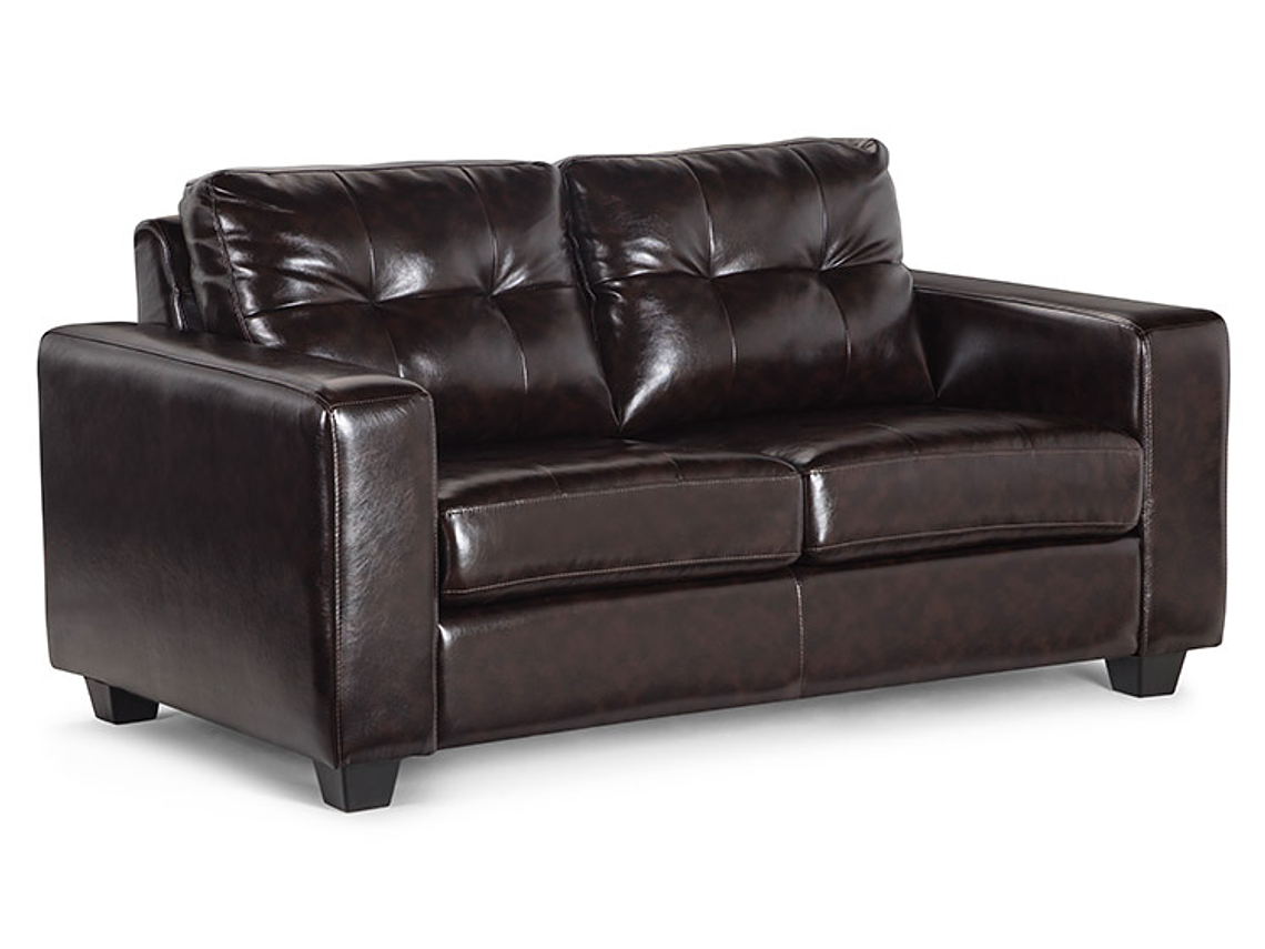 SOFÁ ROSEN MIRA PU 2 CUERPOS CAFÉ 1