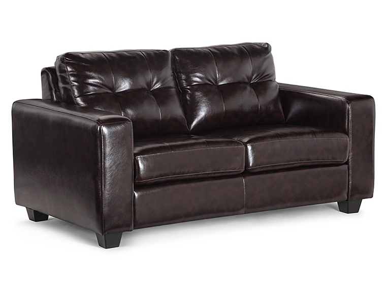 SOFÁ ROSEN MIRA PU 2 CUERPOS CAFÉ 1