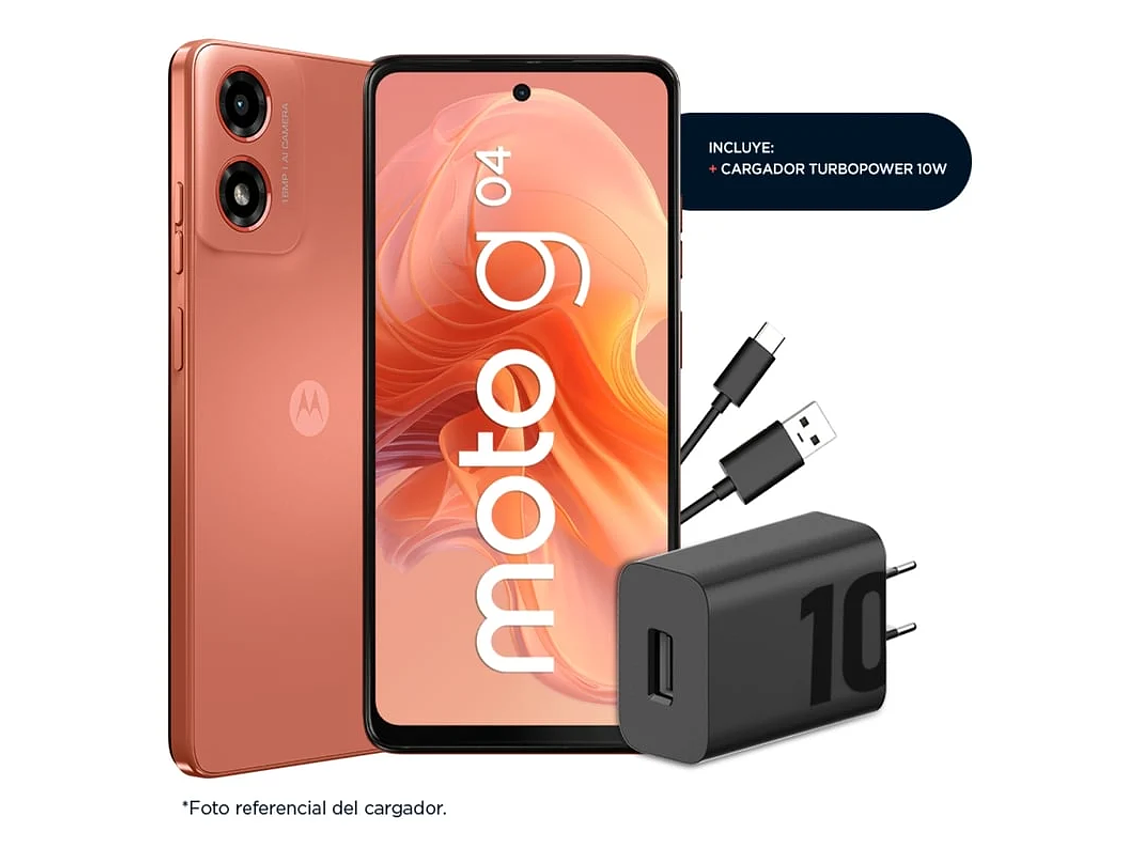 MOTO G04 128GB 4GB NARANJO 1
