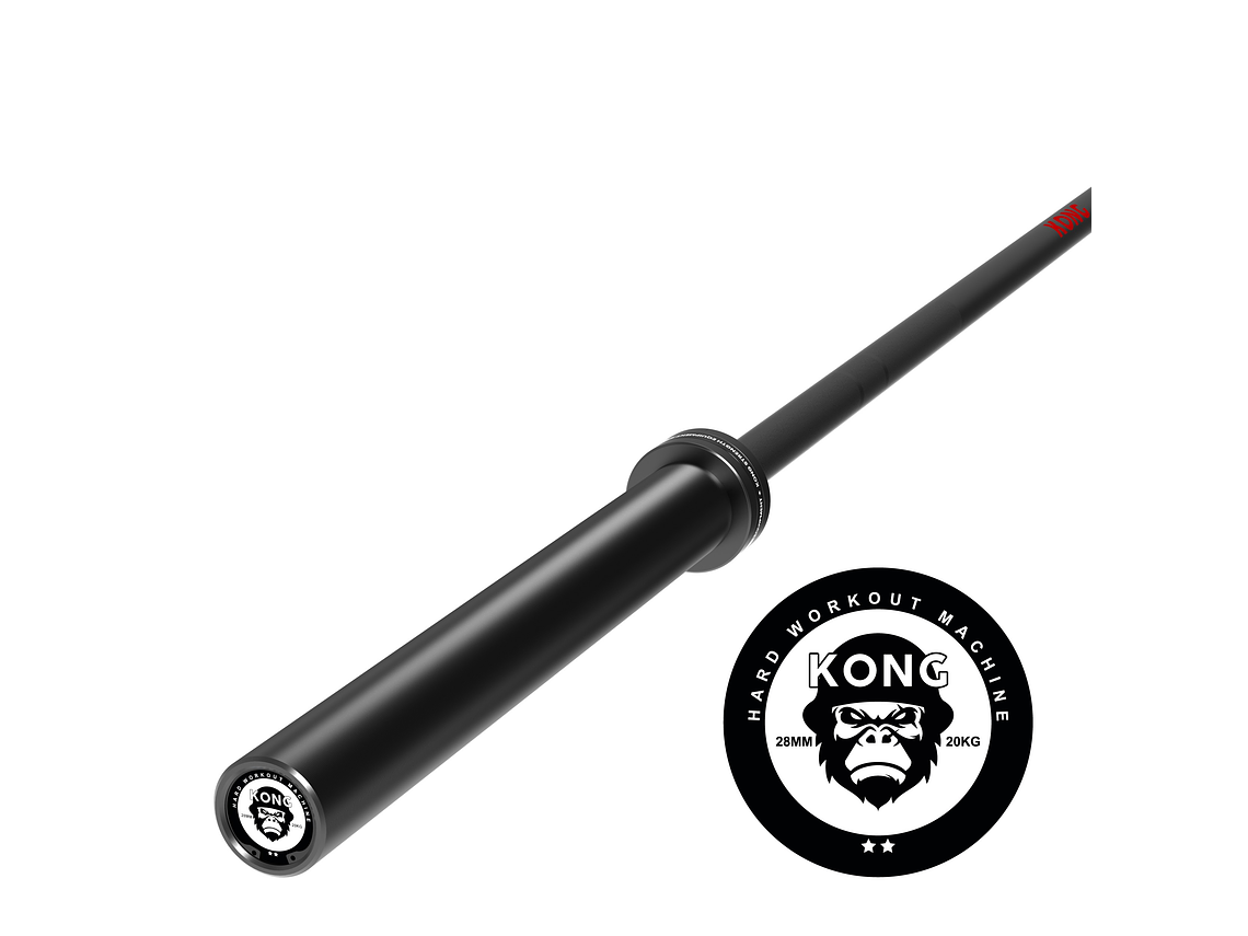 Barra Olímpica Cerakote Black 20kg | KONG 1