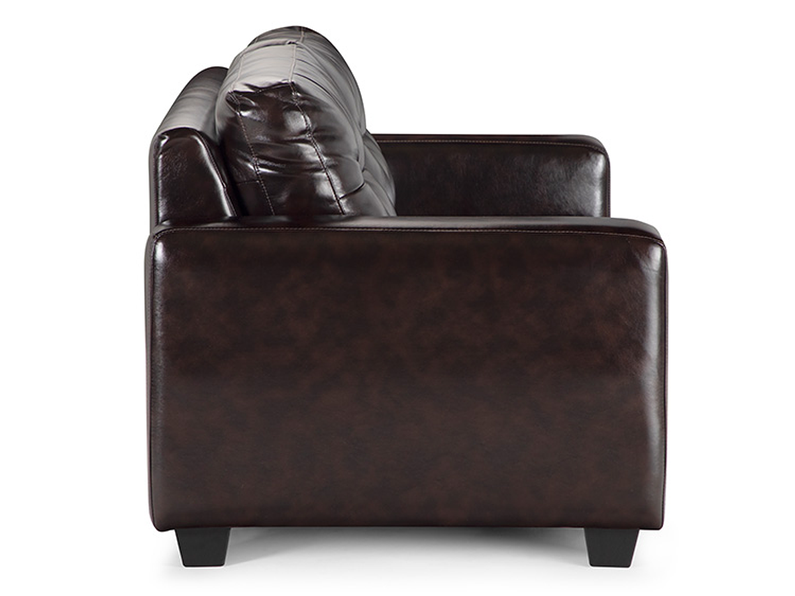 SOFÁ ROSEN MIRA PU 2 CUERPOS CAFÉ 3