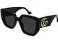 LENTES SOL GUCCI SHINY BLACK - Miniatura 1