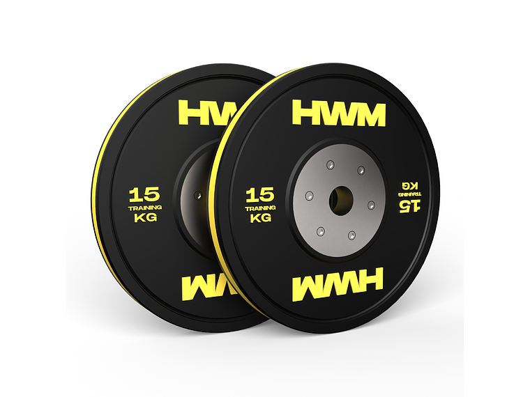 Par Bumper Plates Color Stripe 15kg | HWM® 1