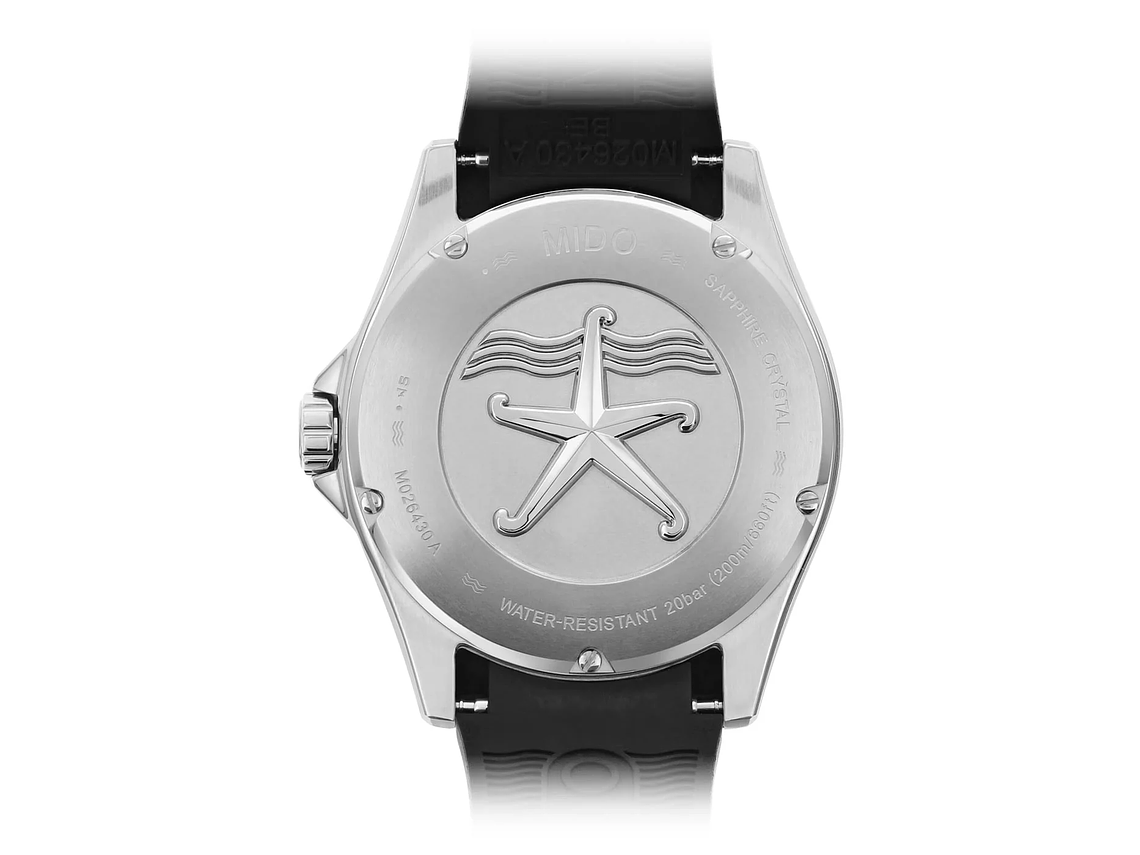 RELOJ MIDO OCEAN STAR 200 CAUCHO 3
