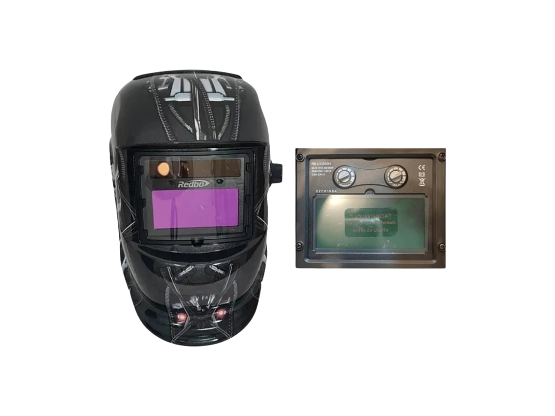 KIT SOLDADORA INDURA MMA 160 A + MASCARA FOTOSENSIBLE REDBO 2