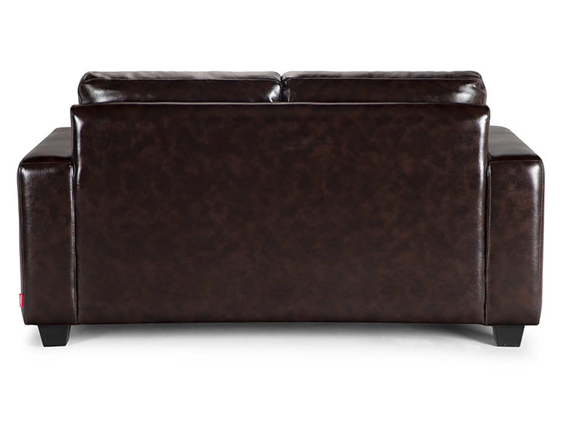 SOFÁ ROSEN MIRA PU 2 CUERPOS CAFÉ 4