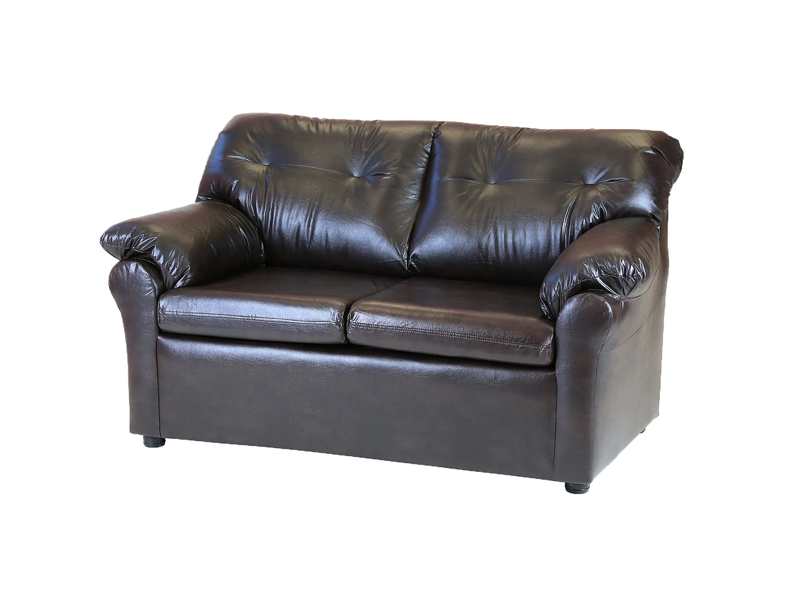 LIVING MUEBLES AMÉRICA 321 CUERO CAFÉ MORO 2