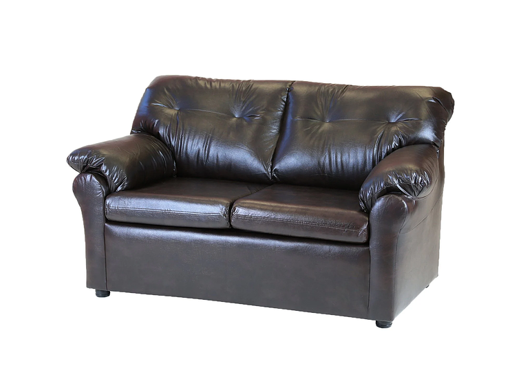 LIVING MUEBLES AMÉRICA 321 CUERO CAFÉ MORO 2