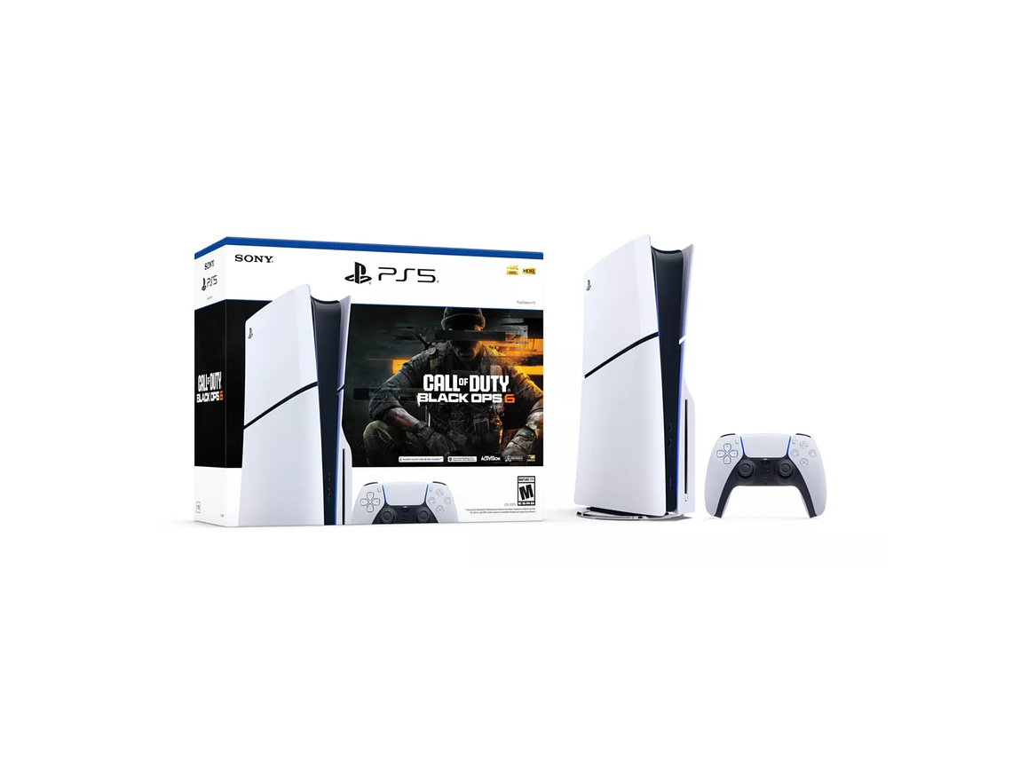 CONSOLA PS5 SLIM EDICIÓN DISCO + CALL OF DUTY BLACK OPS 6 2
