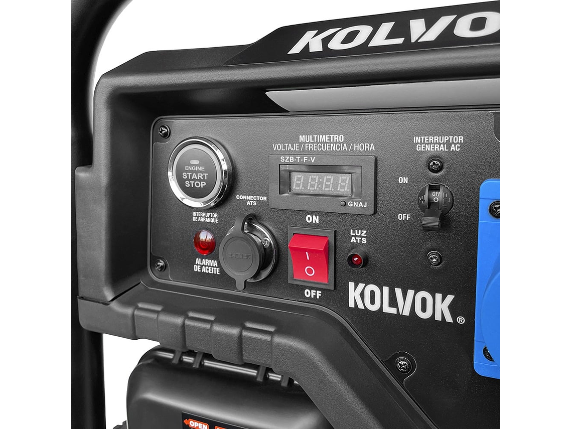 GENERADOR MONOFÁSICO KOLVOK GO82GTA 8.5 KVA GASOLINA 2