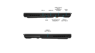 NOTEBOOK ASUS TUF GAMING F15 I7 16GB RAM 512GB SSD RTX4060