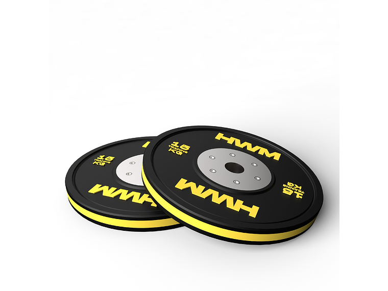 Par Bumper Plates Color Stripe 15kg | HWM® 3