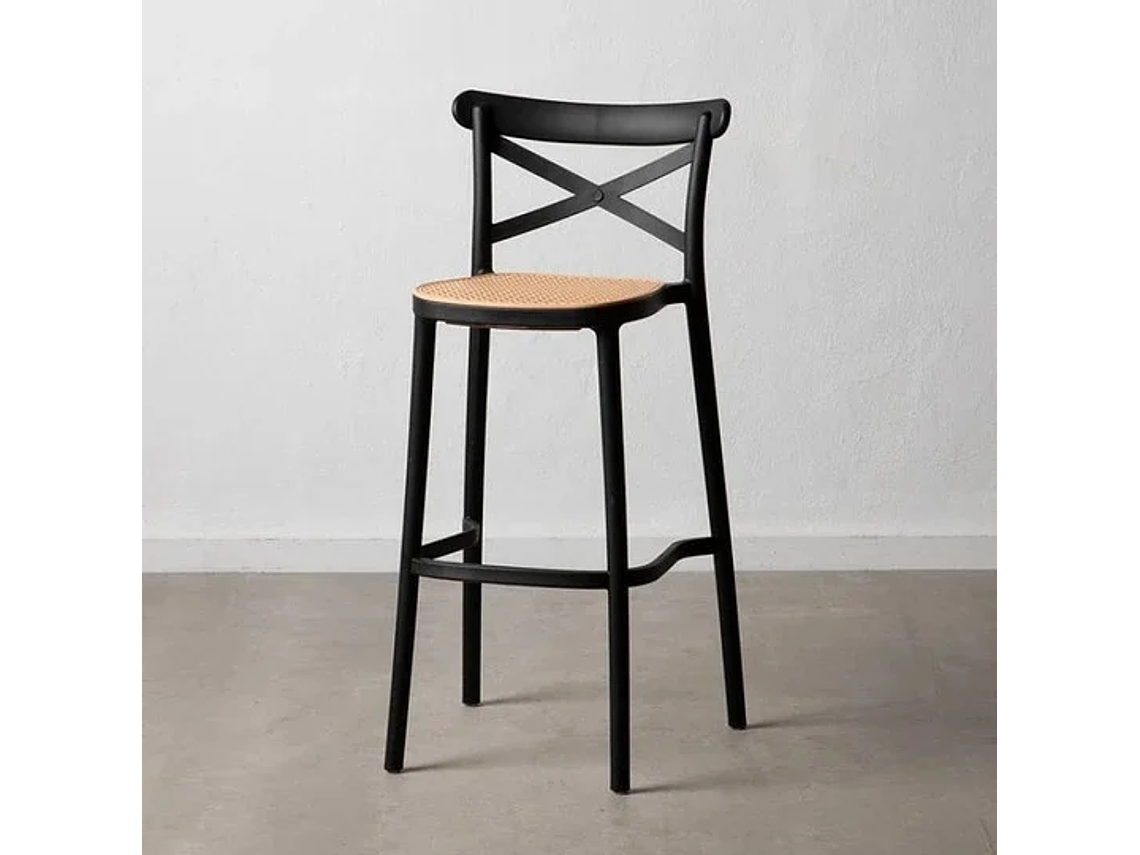 PACK 4 SILLAS DE BAR ARIZONA 75CM NEGRO 1