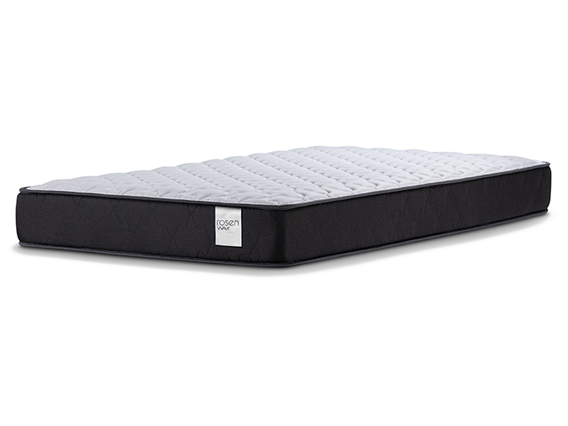 JUEGO DE DORMITORIO ROSEN CAMA EUROPEA WAVE 1.5 PLAZAS + SET TABOR GRAFITO 5