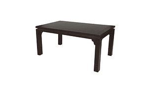 MESA COMEDOR ARTHOME LUCIANA RECTANGULAR 92 X 170 CM MADERA CHOCOLATE