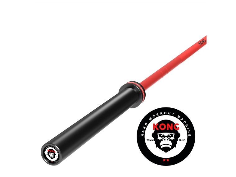 Barra Olímpica Cerakote Rojo 20kg | KONG 1