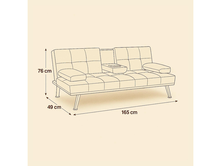 FUTON COUCH IBIZA 7