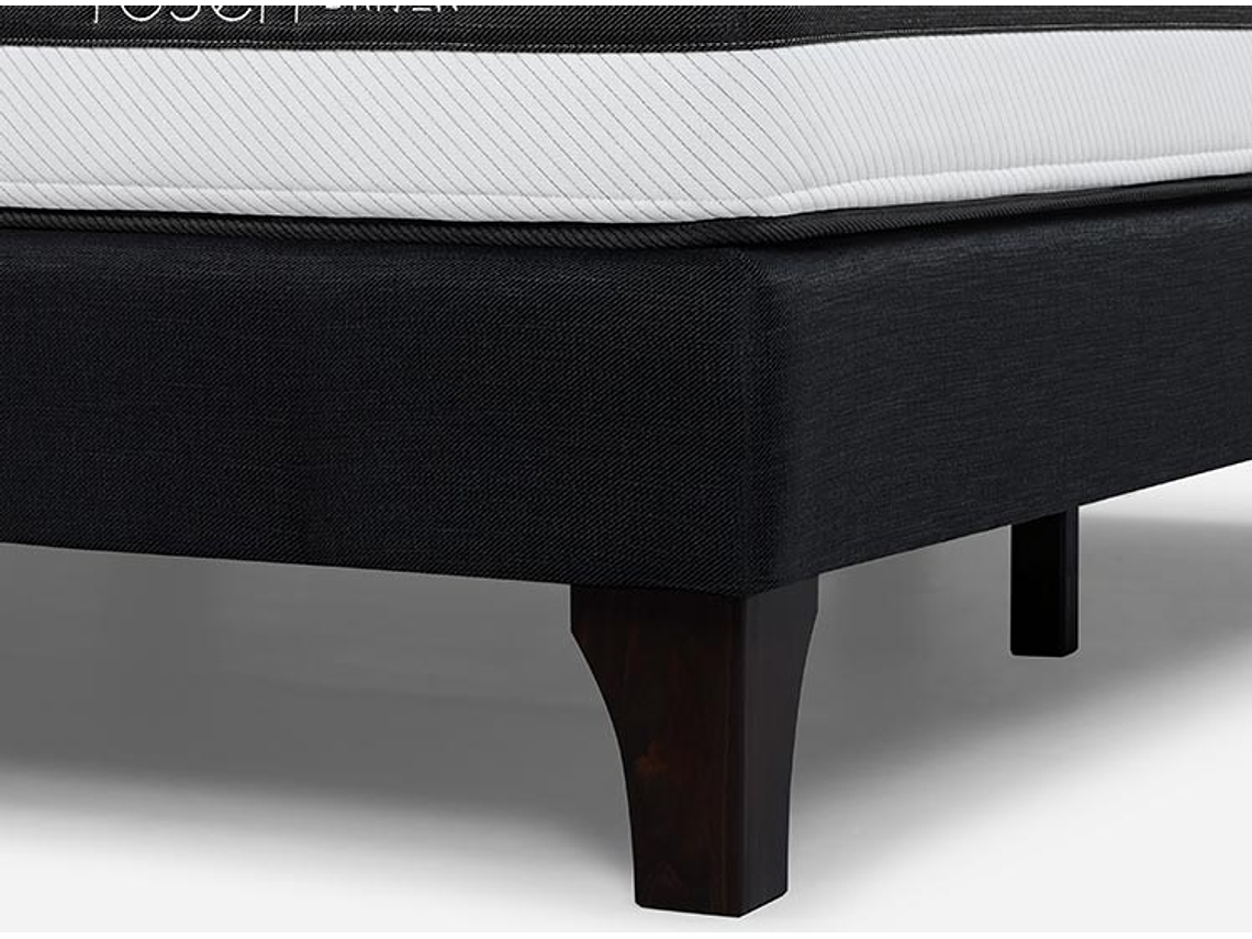 JUEGO DE DORMITORIO ROSEN CAMA EUROPEA DRIVEN SÚPER KING GRAFITO + SET ISSEY NIEBLA 5