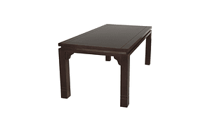 MESA COMEDOR ARTHOME LUCIANA RECTANGULAR 92 X 170 CM MADERA CHOCOLATE