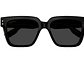 LENTES SOL GUCCI SHINY BLACK - Miniatura 3