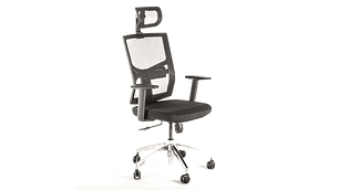 SILLA MIKRA BIT-1 RECLINABLE CON CABECERO Y APOYO LUMBAR REGULABLE