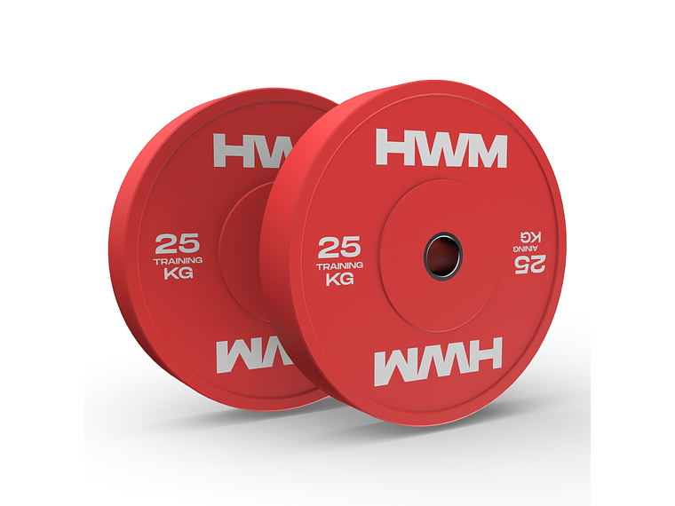 Par Bumper Plates Full Color 25kg | HWM 1
