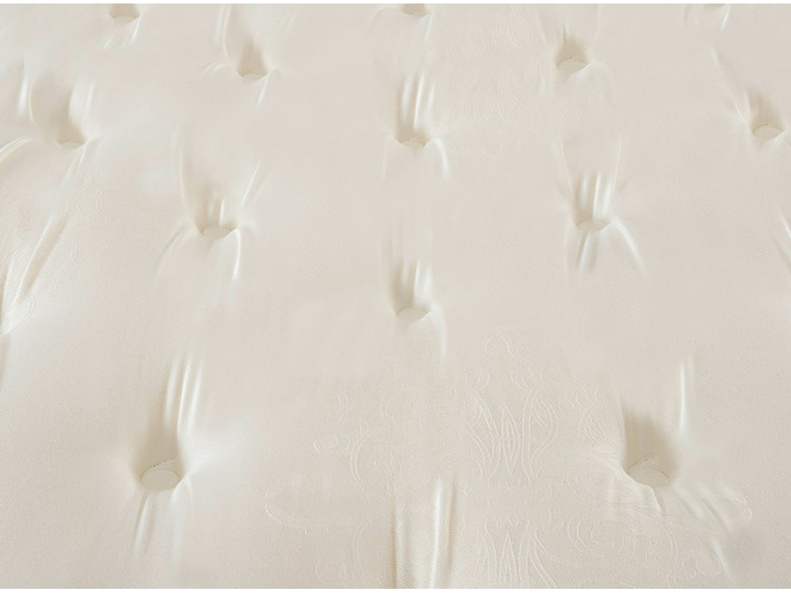 JUEGO DE DORMITORIO FLEX CAMA EUROPEA ETERNITY TOP KING ARENA + RESPALDO TACHAS CRUDO 4