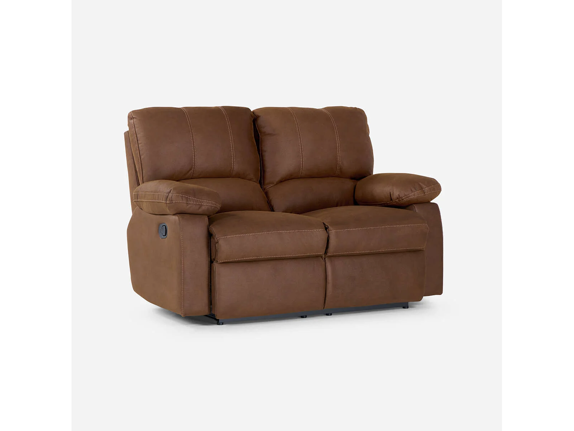 SET ROSEN CAFÉ SOFÁS RECLINABLE 2 Y 3 CUERPOS ARCHIE TELA 4