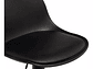 PACK 4 TABURETE DE BAR ALTURA REGULABLE ELEGANTE MOBY - NEGRO - Miniatura 1