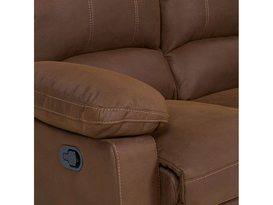 SET ROSEN CAFÉ SOFÁS RECLINABLE 2 Y 3 CUERPOS ARCHIE TELA 7