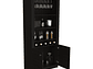 BAR FMFURNITURE ALTO 5 BOTELLEROS Y PORTACOPAS FM 003C CAFÉ OSCURO NEGRO - Miniatura 4