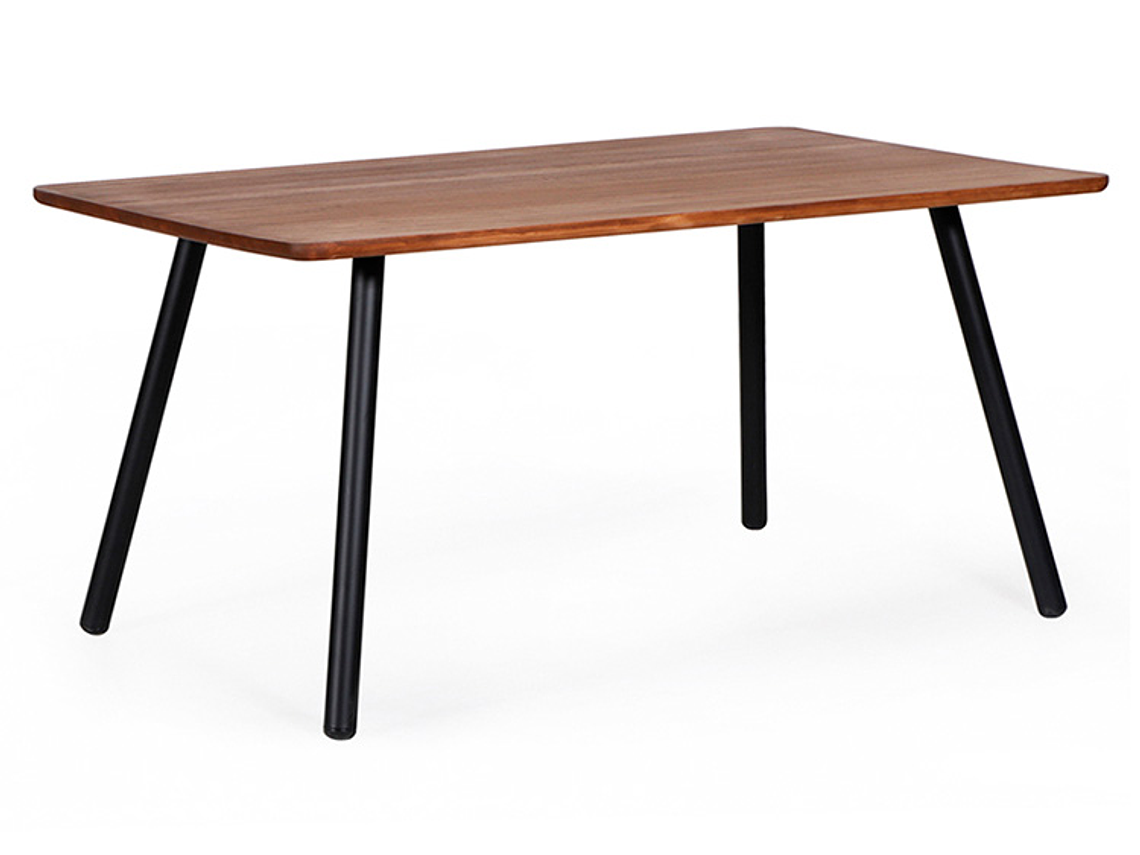 MESA DE COMEDOR MEDULAR AULA NOGAL 6P 1